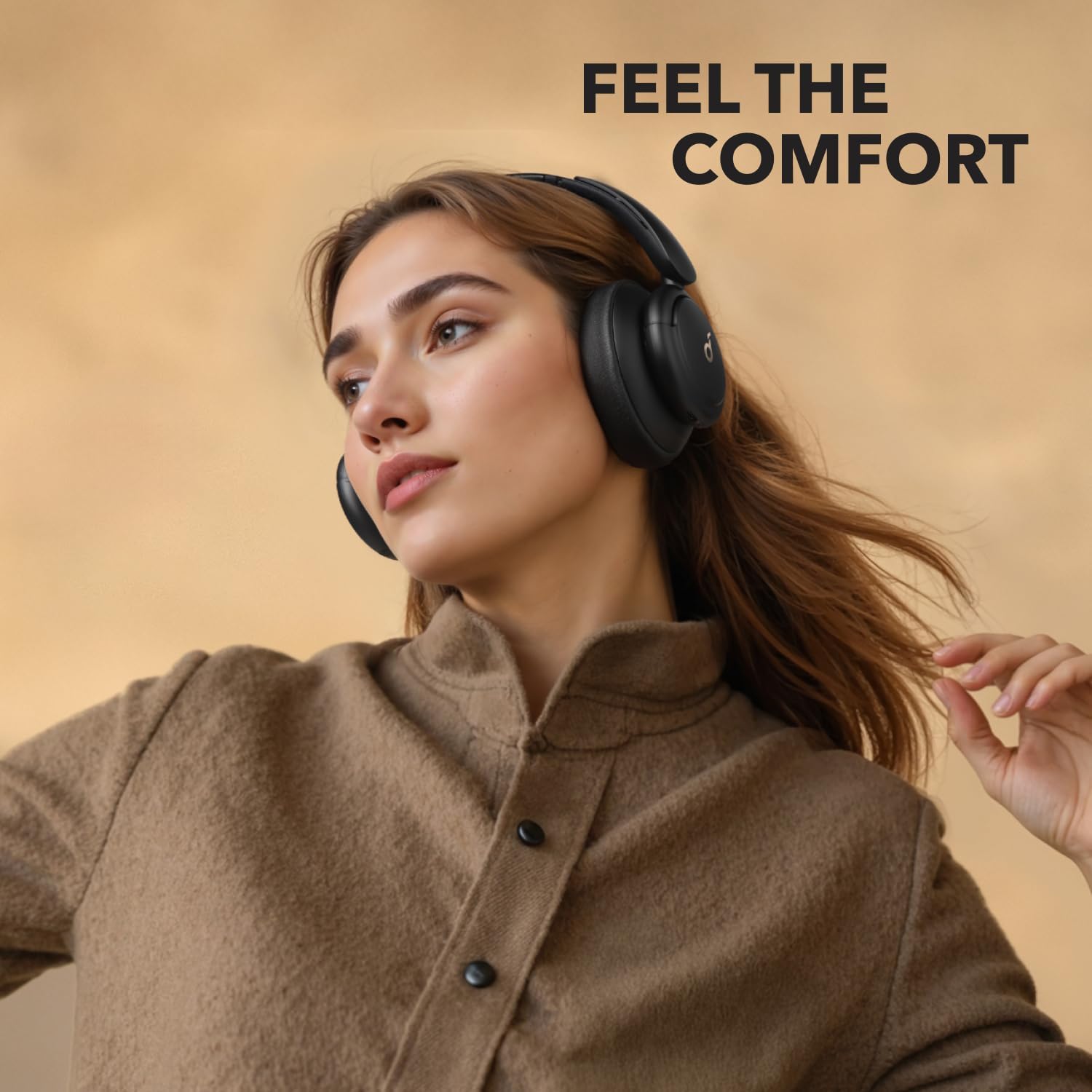 Soundcore Q30 by Anker, Hybrid Active Noise Cancelling Headphones, Multiple Modes, Hi-Res Audio, Custom EQ via App, 50H Playtime, Comfortable Fit, Bluetooth, Multipoint Connection.(Black & Pink)