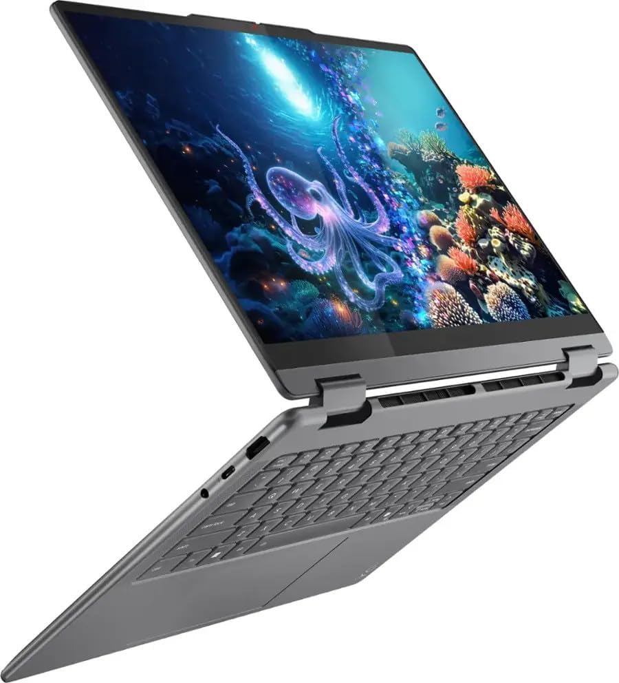 Lenovo Laptop / 14' 1920x1200 Touch / 8 Cores Intel Ultra 7 256V Intel Arc Graphics 140V / 16GB LPDDR5 2TB NVMe SSD/Backlit Keyboard Fingerprint Thunderbolt 4 Wi-Fi 7 / Win11 Pro