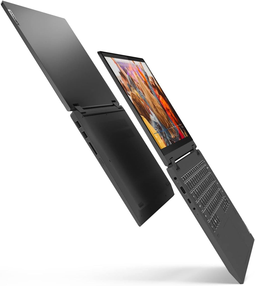 Lenovo IdeaPad Flex 5i 14' FHD IPS 2-in-1 Touchscreen Laptop 11th Intel i3-1115G4 UHD Graphics 4GB DDR4 RAM 128GB M.2 NVMe SSD HDMI USB-C WiFi AC BT Webcam Gray Windows 11 Pro (Renewed)