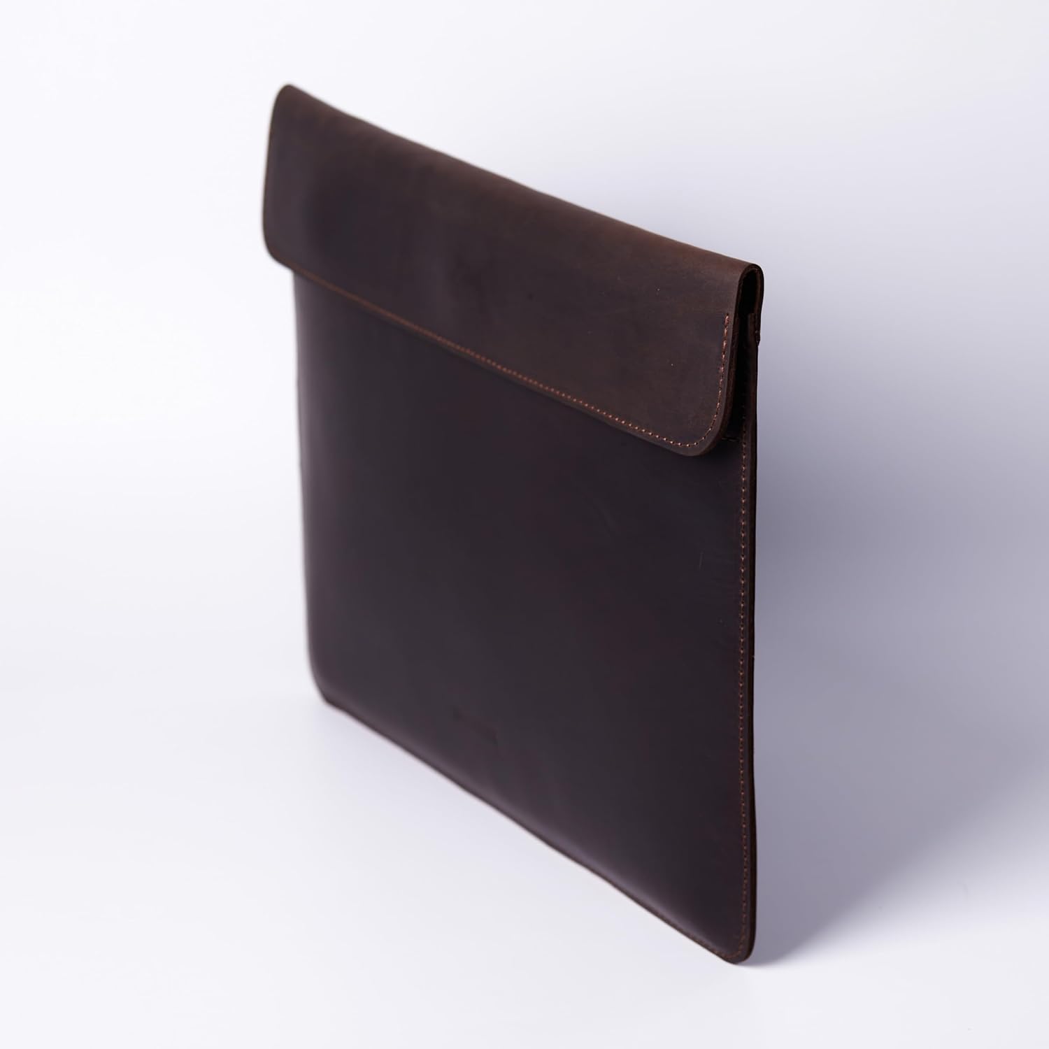 Leather Laptop Case Made for MacBook Pro M4 14 inch Sleeve - Brown PC Case Compatible with MacBook Pro 14' M1 M2 M3 M4 Max A2442 A2779 A2992 A2918 A3402 2023 2024 2025 Genuine Vintage Leather, Brown