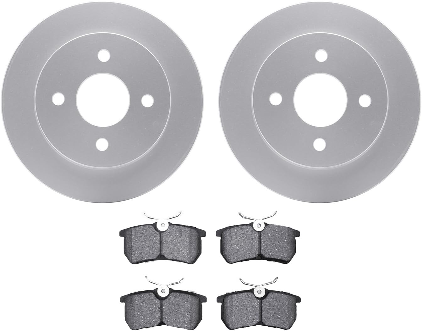 Rear Disc Brake Kit 1 X for Ford Focus,Fiesta 2001 2002 2003 2004 2005 2006 2007 2008 2009 2010 2011 2012 2013 2014 2015 2016 2017 2018 2019