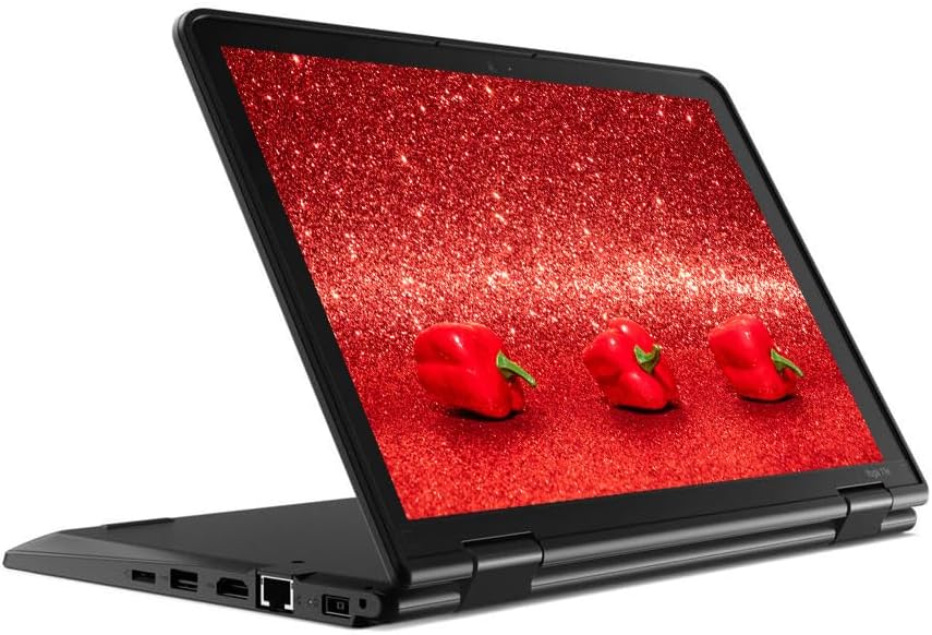 Lenovo Yoga Convertible 2-in-1 Laptop, 11' IPS HD Touchscreen, Intel Celeron Processor Up to 2.58GHz, 8GB RAM, 128GB SSD, Super-Fast WiFi, HDMI, Windows 11 (Renewed)