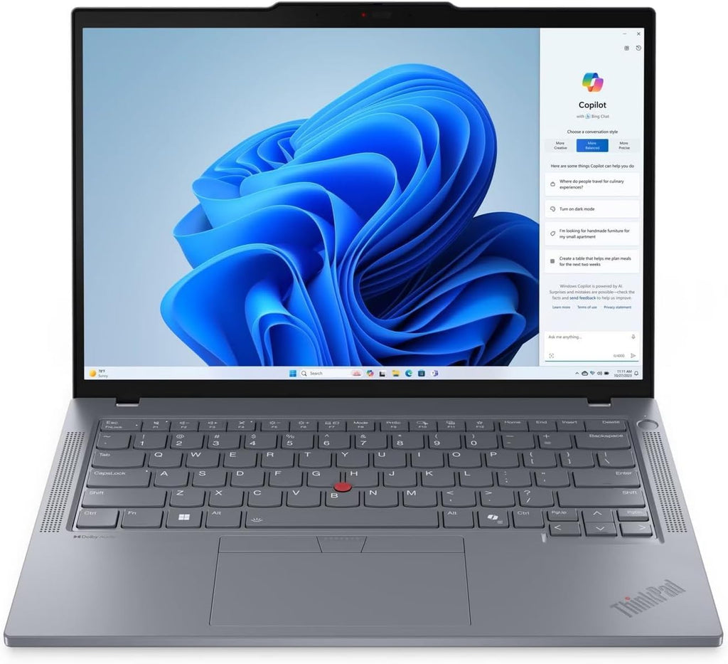 Lenovo ThinkPad T14 Business AI PC Laptop (14' FHD+ Touchscreen, Intel 12-Core Ultra 5 125U (> i7-1355U), 16GB DDR5 RAM, 512GB SSD), Backlit, Fingerprint, 5MP IR Webcam, 2x Thunderbolt 4, Win 11 Pro