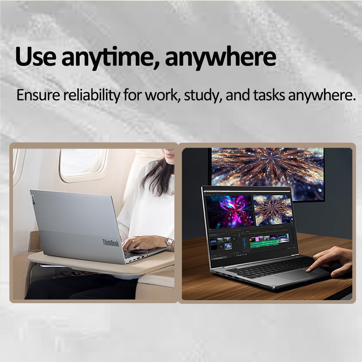 Lenovo ThinkBook 15 Business Laptop (15.6' FHD Anti-Glare, 16GB RAM, 512GB SSD, AMD Ryzen 7 5825U (> Intel i7-1165G7)), FHD Webcam w/ Shutter, Military Grade, Fingerprint, Ethernet, Win 11 Pro, Grey