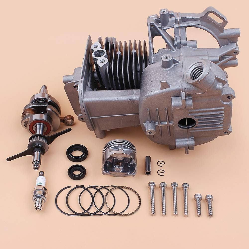 39MM Motor Cylinder Crankcase Crankshaft Piston Kit Fit for Honda GX35 GX35NT 35.8cc Gas Small Engine Trimmer Brushcutter Lawnmower