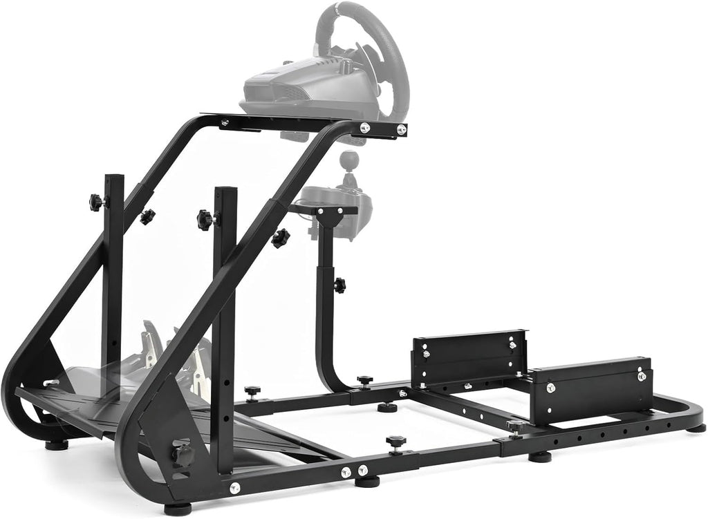 Marada Racing Simulator Cockpit Stand with TV Bracket Mounting Holes Fit for Logitech G923 G27 G920,for Fanatec,for Thrustmaster T300, Sim Racing Cockpit, No Steering Wheel Pedal TV Seat Monitor Stand