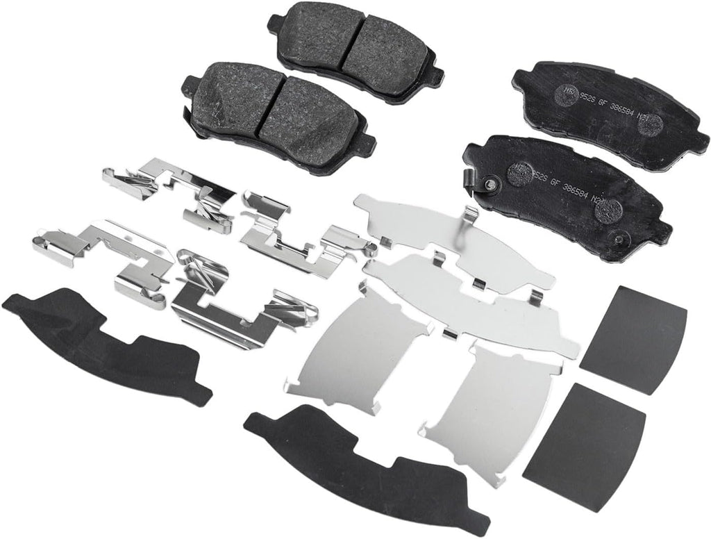 Replacement Front Brake Disc Rotors and Pads Kit fits Ford Fiesta 2011-2013 1.6L (4-Cyl) Front