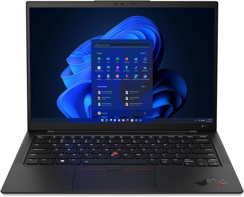Lenovo ThinkPad X1 Carbon Gen 10 Laptop with Intel Core i7-1260P Processor, 14' FHD Non-Touch Anti-Glare Display, 16GB DDR5, 512GB SSD, and Win 11 Pro