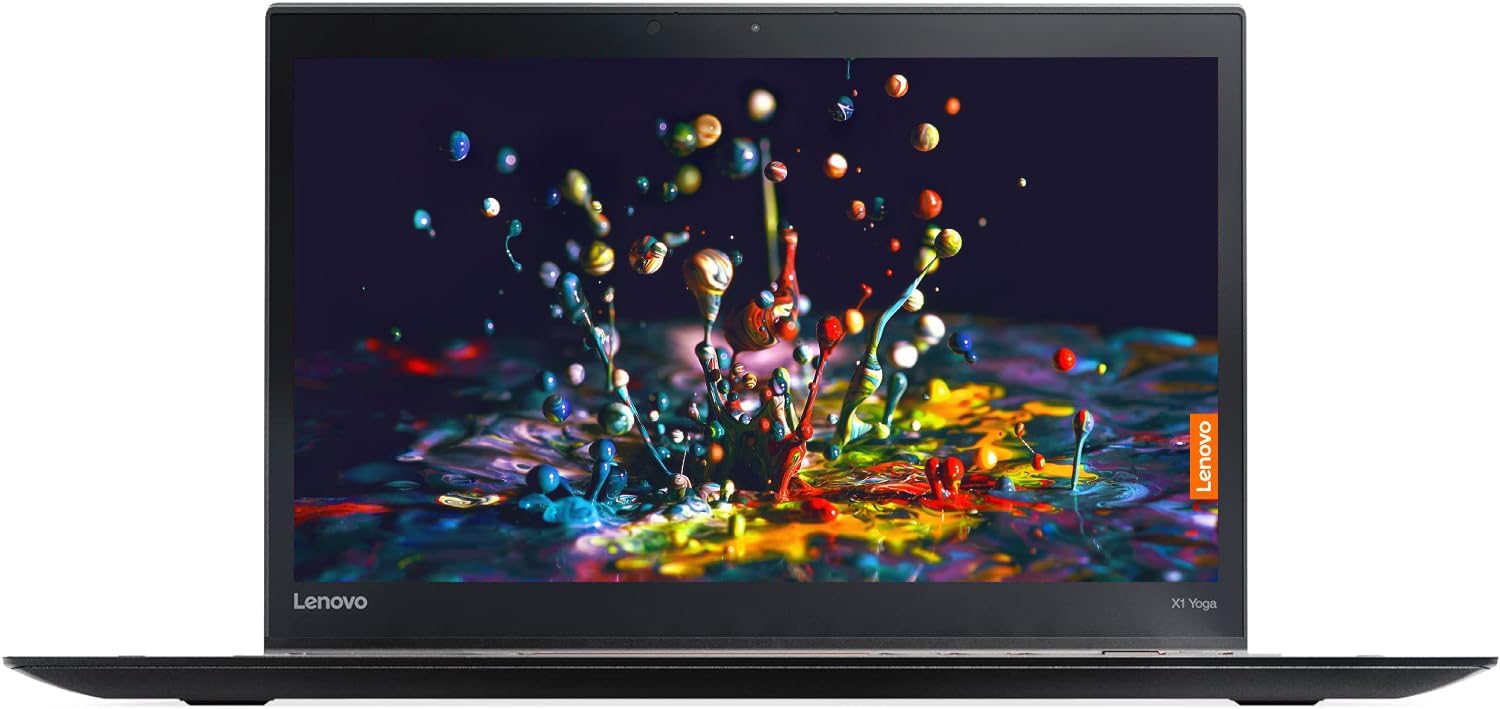 Lenovo ThinkPad X1 Yoga G2 with 2.8GHz Intel Core i7-7600U X2 (8GB, 256GB)- Black (Renewed)