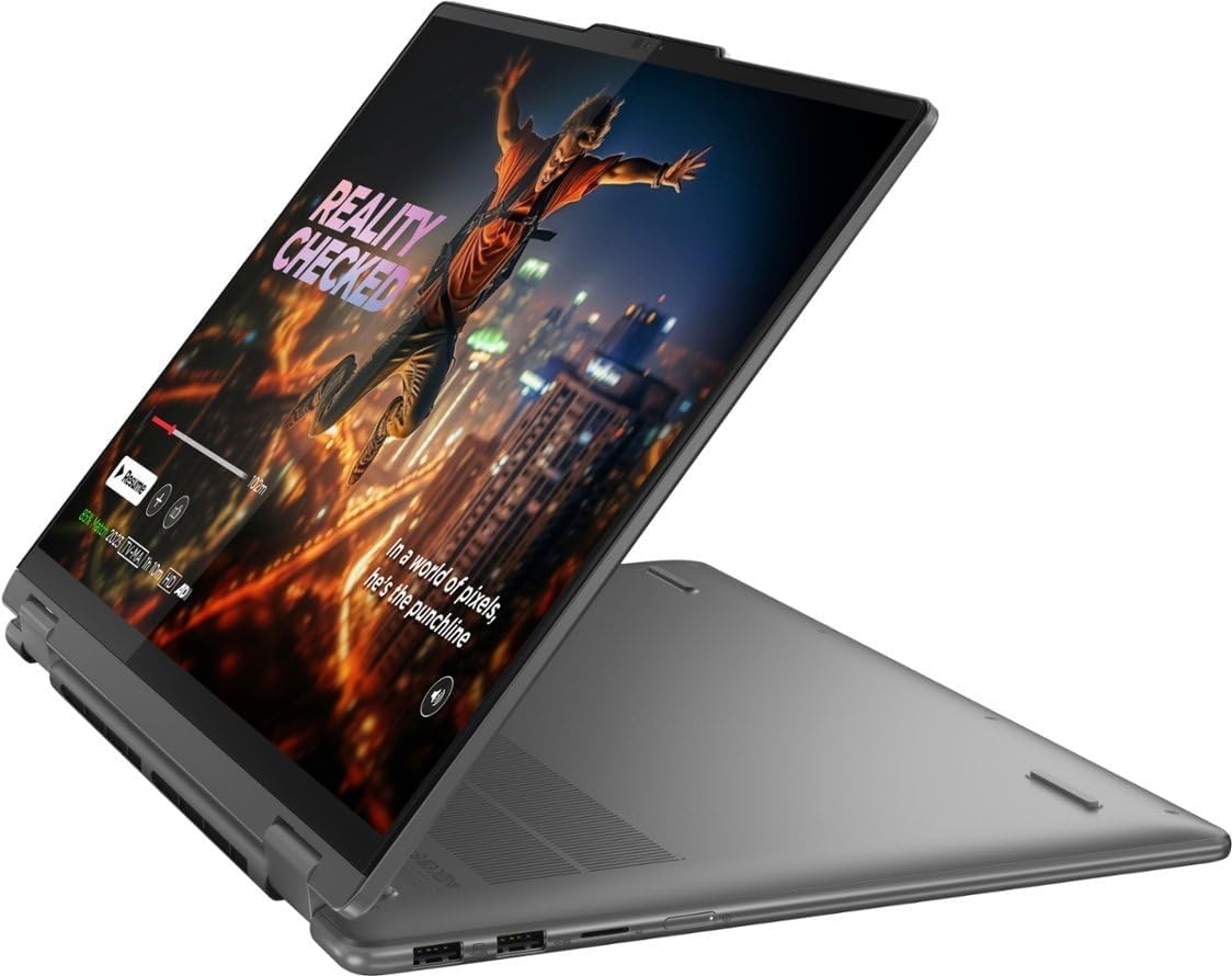 Lenovo Yoga 7i 2-in-1 Business Laptop 16.0' Touch FHD + IPS (Intel Core Ultra 7 155U (Beats i7-1335U), 16GB LPDDR5X, 1TB SSD, Backlit KYB, FP Reader, 2 Thunderbolt 4, Win11H) w/AI Copilot & DKZ Hub