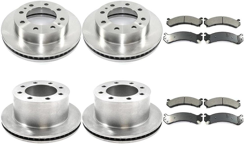 ‎A-Partrix 6PCS Brake Pads and Rotors - Front and Rear Brakes and Rotors Replacement Brake Kits fits Chevrolet Silverado 3500 HD 2007-2010 fits Chevy Silverado 3500 HD 2007-2010