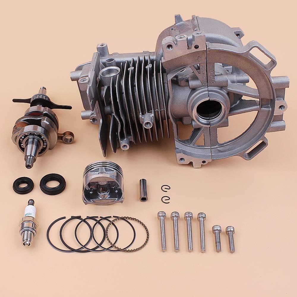 39MM Motor Cylinder Crankcase Crankshaft Piston Kit Fit for Honda GX35 GX35NT 35.8cc Gas Small Engine Trimmer Brushcutter Lawnmower