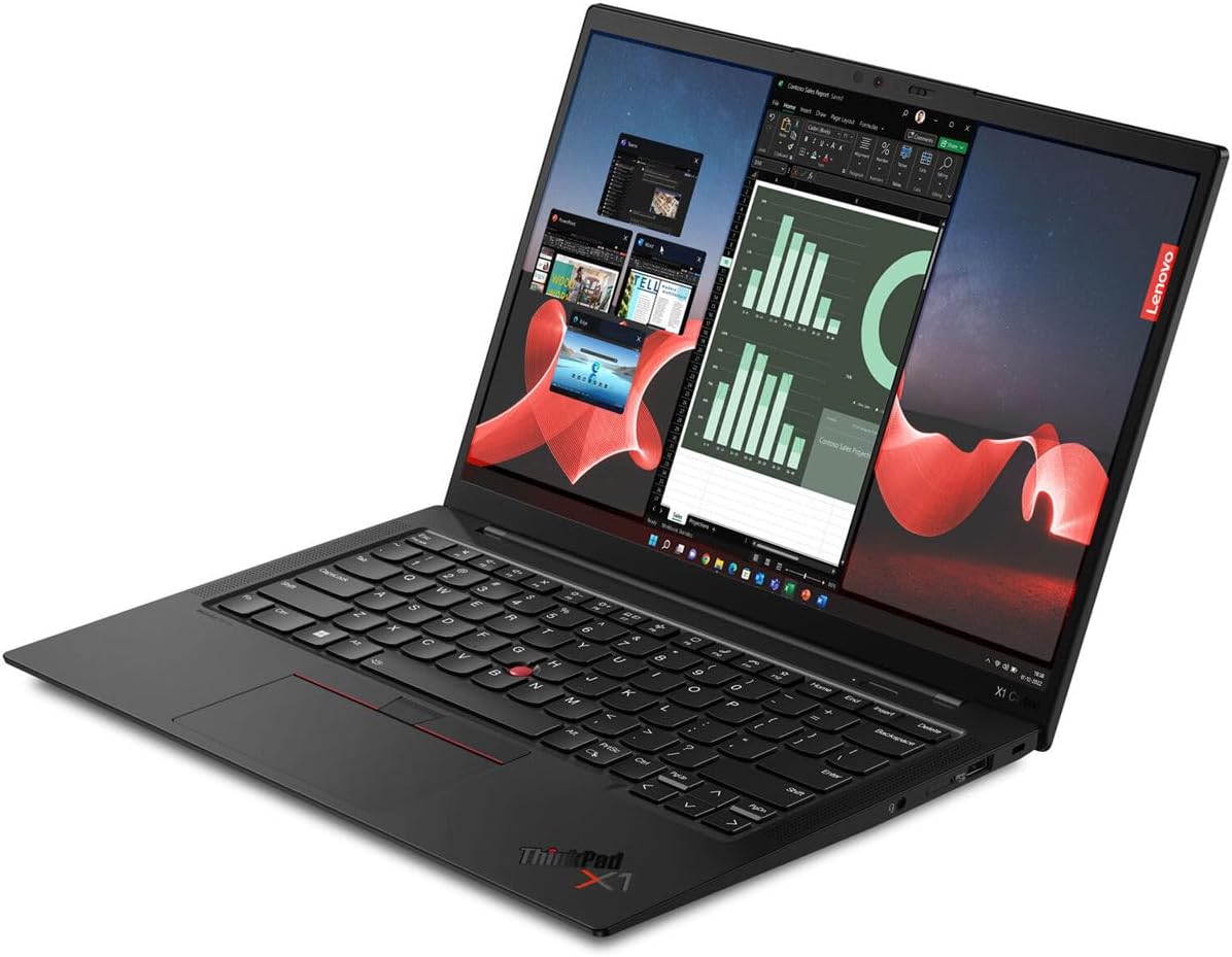 Lenovo ThinkPad X1 Carbon Gen 11 21HM000SUS 14' Touchscreen Ultrabook - WUXGA - 1920 x 1200 - Intel Core i7 13th Gen i7-1365U Deca-core (10 Core) - Intel Evo Platform - 32 GB Total RAM - 32 GB