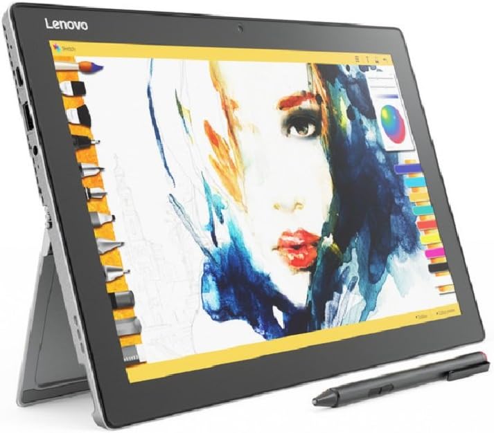 Lenovo IdeaPad Miix 520 -12IKB, Core i7-8550U, 8GB Ram, 256 GB SSD, 12.2' Touch Screen, Keyboard Detachable, 2-in-1 Laptop Windows 11 Pro (Renewed)