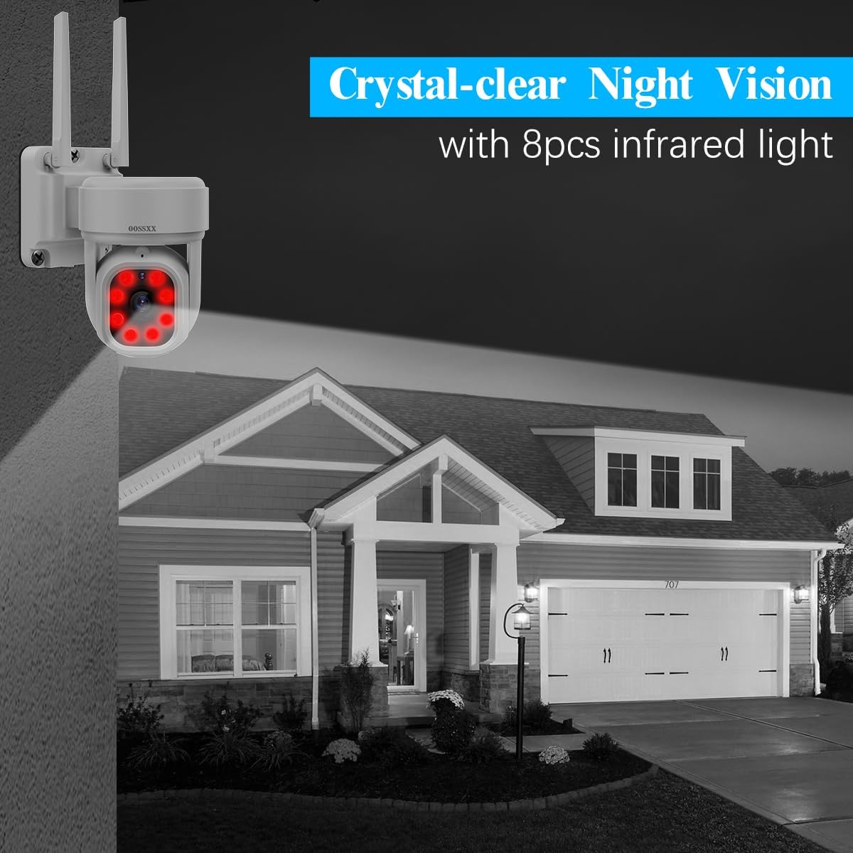 (2026 Update) 5MP PT Wireless Security Camera System with 10' Monitor & NVR, AI Human Tracking, Dual-Band 2.4G&5G WiFi, 2-Way Audio, 500GB HDD, No Monthly Fee, All-in-One Home Security Kit