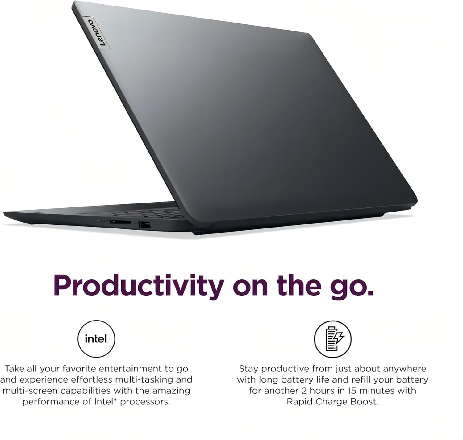 Lenovo IdeaPad 1i 15.6 Inch FHD Touchscreen Laptop | Intel 10-Core i5 1335U | 16GB RAM, 1TB SSD | WiFi 6 | 10HR Battery, Rapid Charge | Iris Xe Graphics | Windows 11, AI Copilot | Abyss Blue