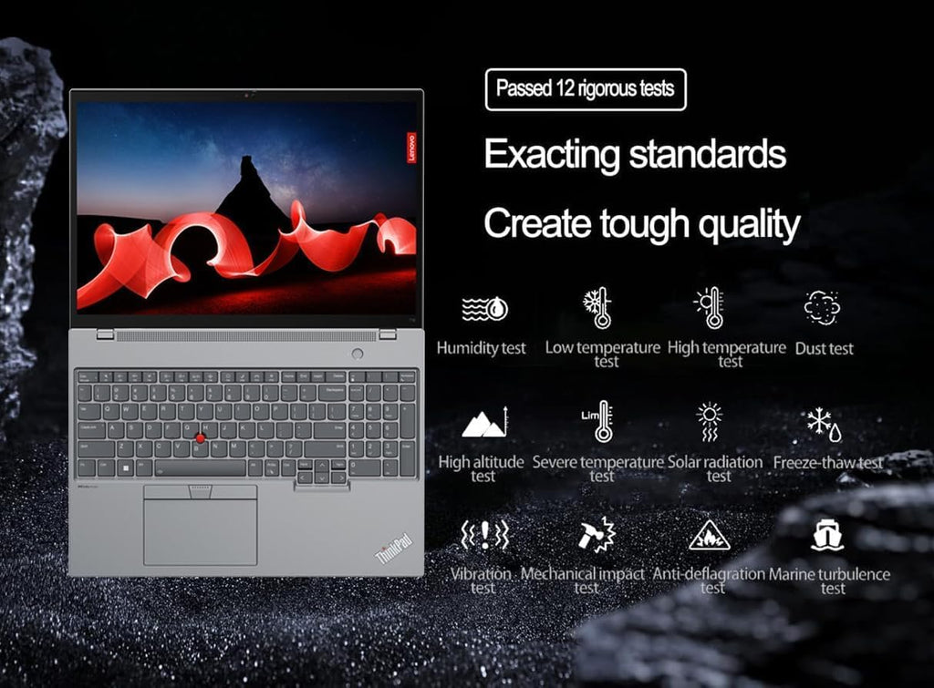Lenovo ThinkPad T16 Business Laptop (16' FHD+ Touchscreen, Intel 10-Core i7-1355U, 32GB DDR5 RAM, 1TB SSD), Backlit, Fingerprint, IR Webcam, 2X Thunderbolt 4, IST HUB, 3-Yr WRT, Win 11 Pro w/Copilot