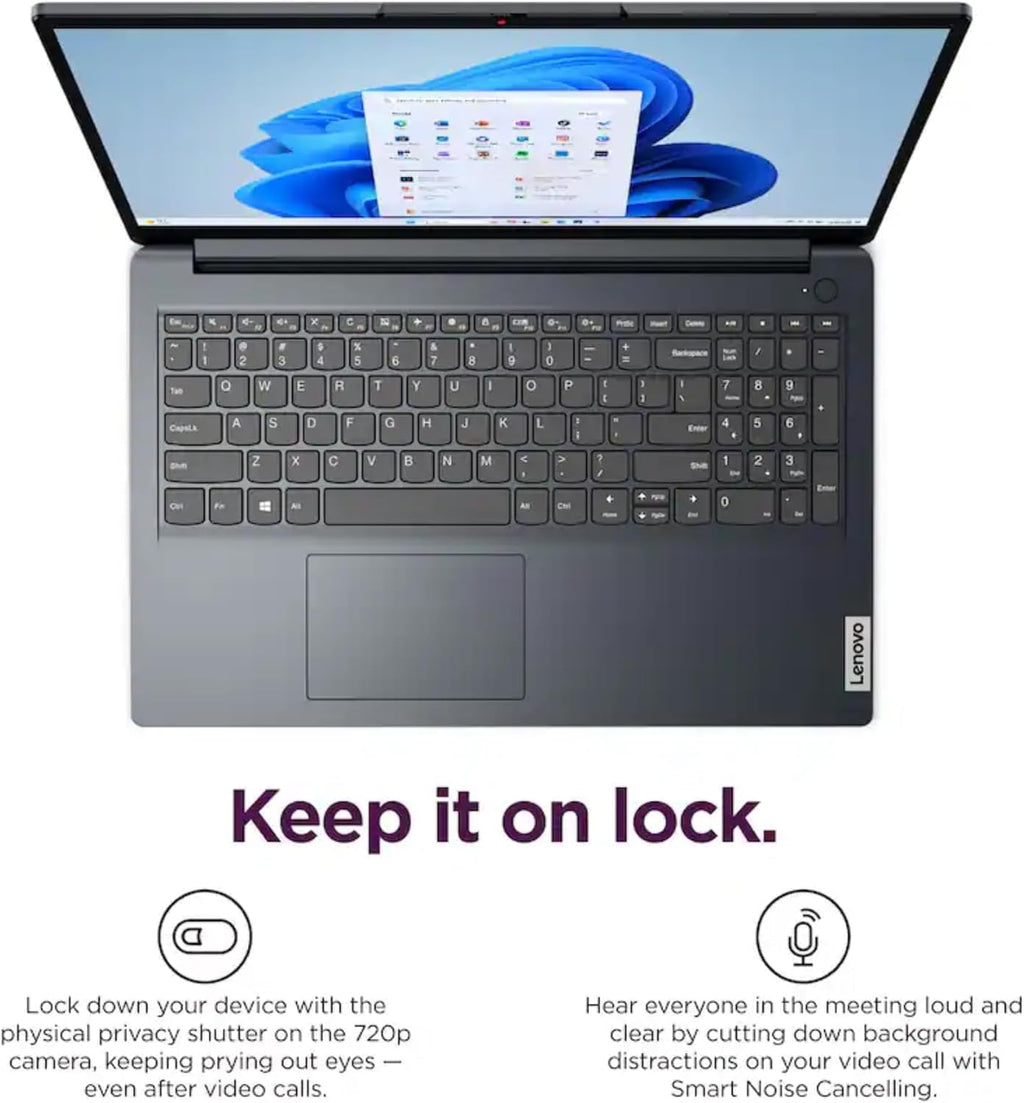 Lenovo IdeaPad 1i 15.6 Inch FHD Touchscreen Laptop | Intel 10-Core i5 1335U | 40GB RAM, 1TB SSD | WiFi 6 | 10HR Battery, Rapid Charge | Iris Xe Graphics | Windows 11, AI Copilot | Abyss Blue