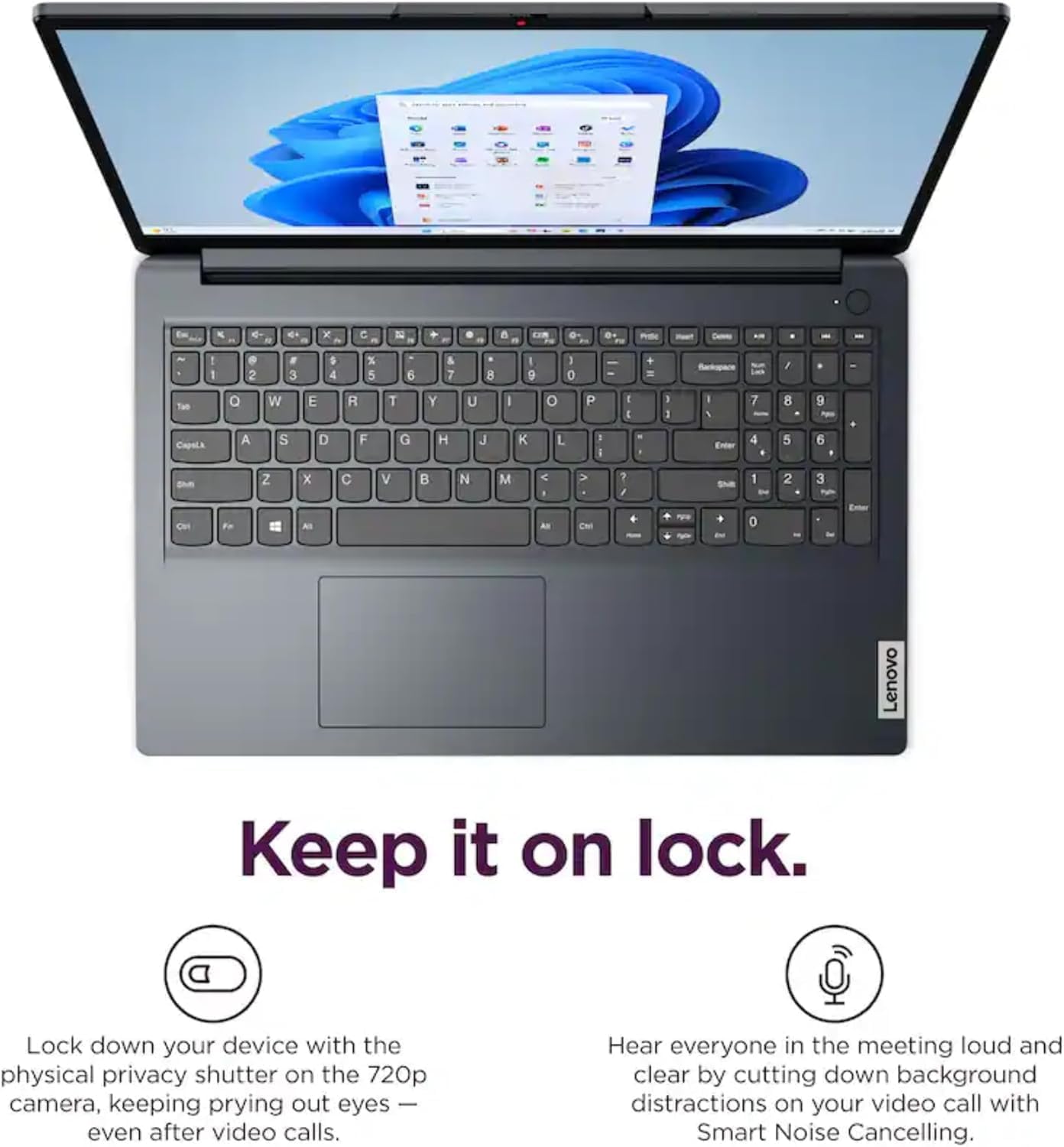 Lenovo IdeaPad 1i 15.6 Inch FHD Touchscreen Laptop | Intel 10-Core i5 1335U | 40GB RAM, 1TB SSD | WiFi 6 | 10HR Battery, Rapid Charge | Iris Xe Graphics | Windows 11, AI Copilot | Abyss Blue