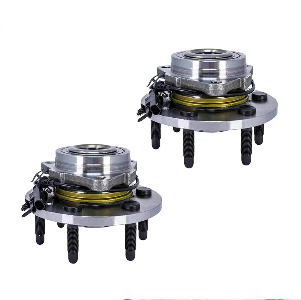 Maxfavor 4WD Front Wheel Hubs Bearing Fit for 2007-2014 Chevy Silverado Suburban Tahoe Avalanche, GMC Sierra Yukon XL 1500 / Cadillac Escalade ESV EXT Wheel Bearing Hubs Assembly 515096 / WA515096 *2