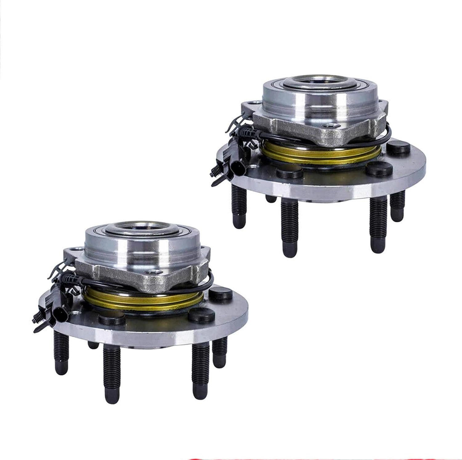 Maxfavor 4WD Front Wheel Hubs Bearing Fit for 2007-2014 Chevy Silverado Suburban Tahoe Avalanche, GMC Sierra Yukon XL 1500 / Cadillac Escalade ESV EXT Wheel Bearing Hubs Assembly 515096 / WA515096 *2