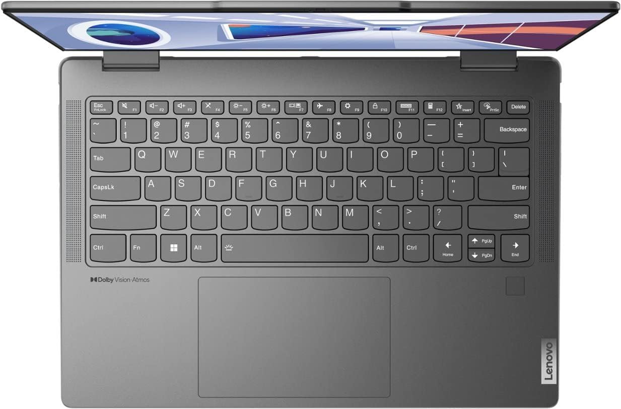 Lenovo Yoga 7 2023 2-in-1 Laptop 14' 2240x1400 IPS Touchscreen 10-Core Intel i7-1355U 16GB RAM 1TB SSD Iris Xe Graphics Thunderbolt 4 Wi-Fi 6E Backlit KB Fingerprint Windows 11 Pro w/ONT 32GB USB
