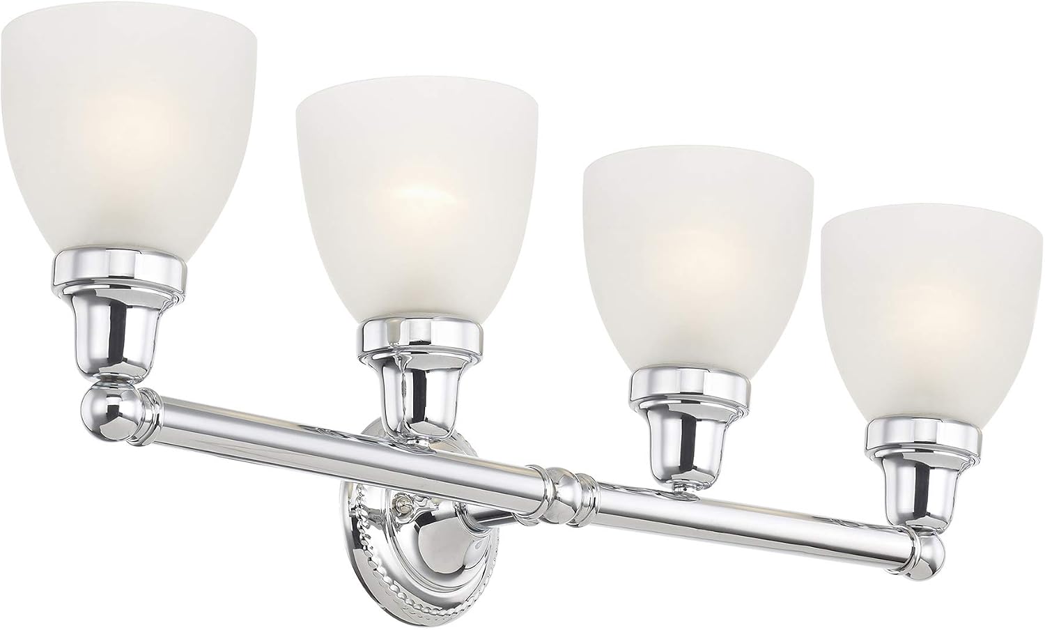 Livex Lighting 1024-05 Classic 4-Light Bath Light, Chrome