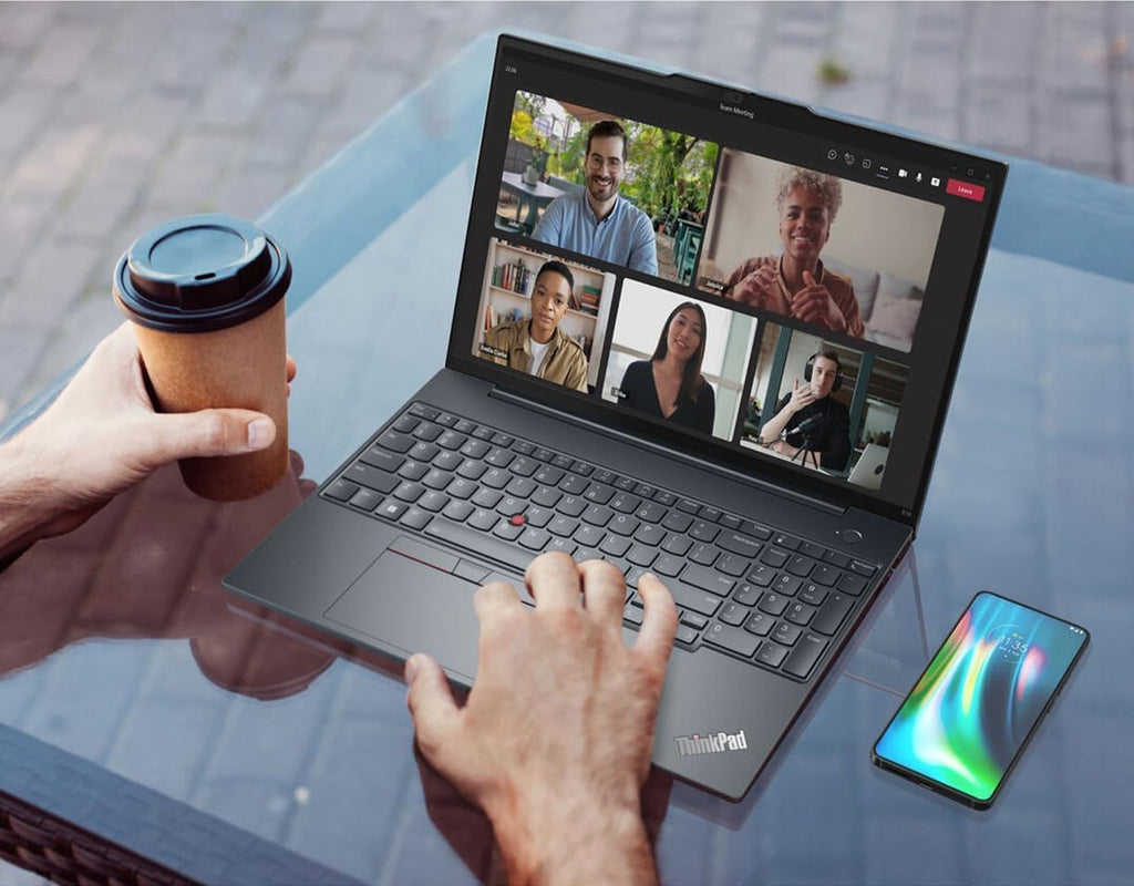 Lenovo ThinkPad E16 Business Laptop (16' FHD+ Touchscreen, Intel 10-Core i5-1335U, 16GB RAM, 512GB SSD), Fingerprint, Backlit Keyboard, FHD Webcam, Thunderbolt 4, Ethernet, Wi-Fi 6, Win 11 Pro, Black