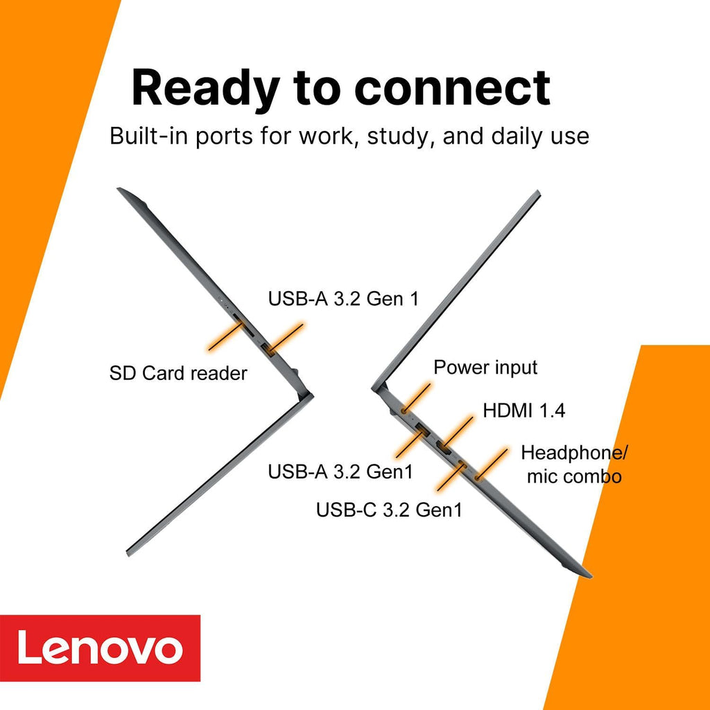 Lenovo IdeaPad Slim 3i 15.6' FHD Laptop • Microsoft Office 365 • 1.1TB Storage • LPDDR5 • Intel 4 Cores • 128GB SSD and 1TB Cloud • WiFi 6 • Military-Grade • Windows 11 • Essential Laptop