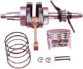 Crankshaft 39mm Piston Pin Ring Circlip Kit for Honda GX35 GX 35 4 Stroke Lawn Mower Small Gas Engine Motor Part