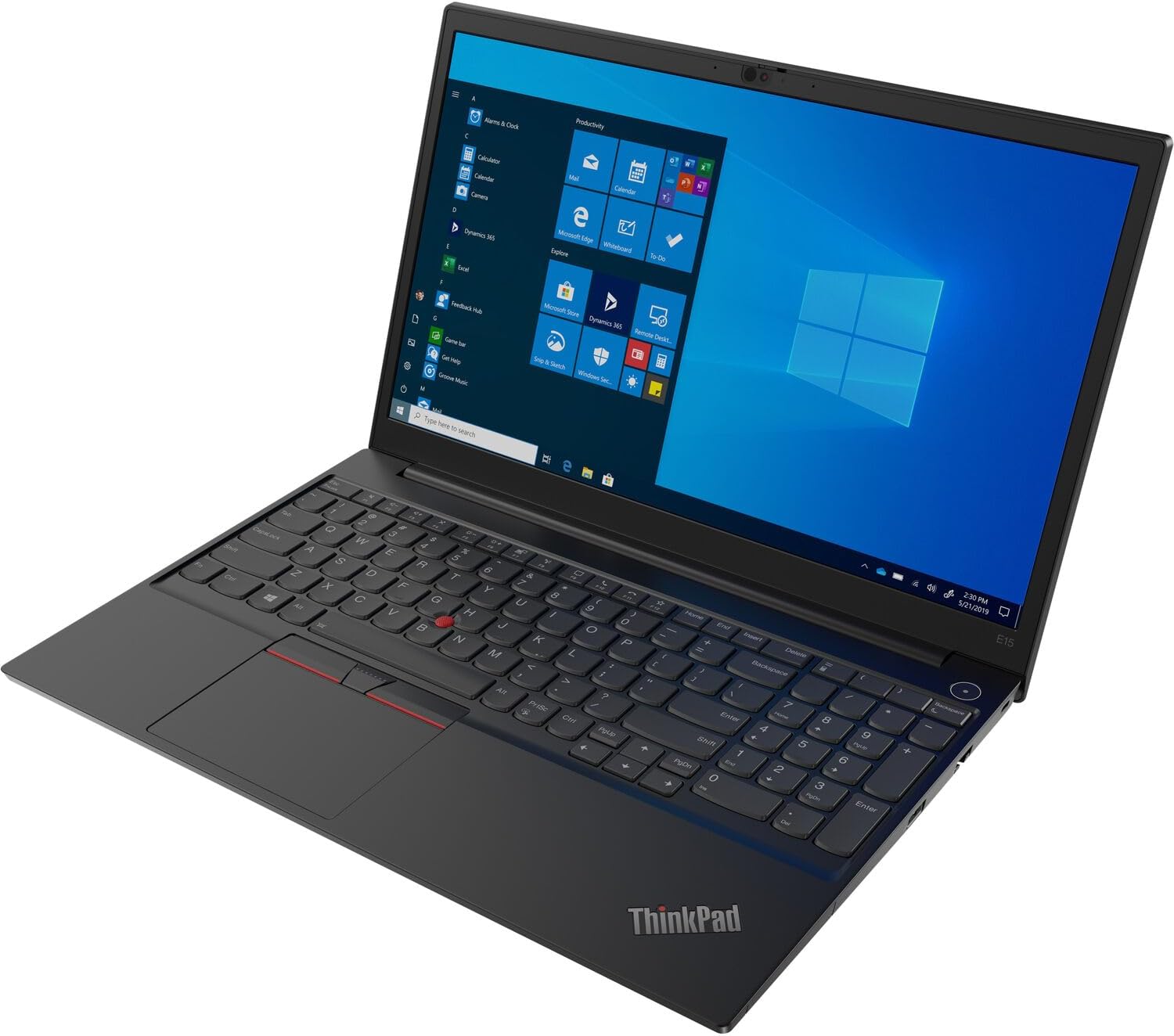 Lenovo ThinkPad E15 Business Laptop (15.6' FHD IPS Anti-Glare, 16GB RAM, 512GB SSD, AMD Ryzen 5 5500U (Beats Intel i7-1165G7)), Numeric keypad, Webcam, Ethernet, Wi-Fi 6, Win 10 Pro/Win 11 Pro