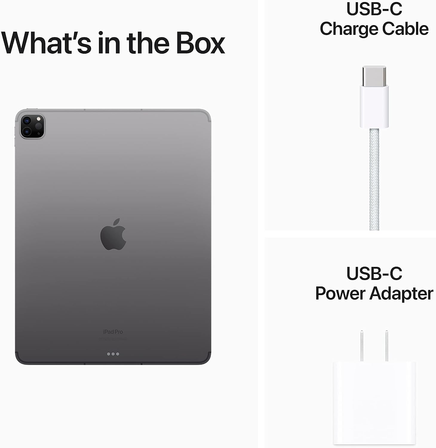 Apple iPad Pro 12.9-inch (6th Generation): with M2 chip, Liquid Retina XDR Display, 512GB, Wi-Fi 6E + 5G Cellular, 12MP front/12MP and 10MP Back Cameras, Face ID, All-Day Battery Life – Space Gray