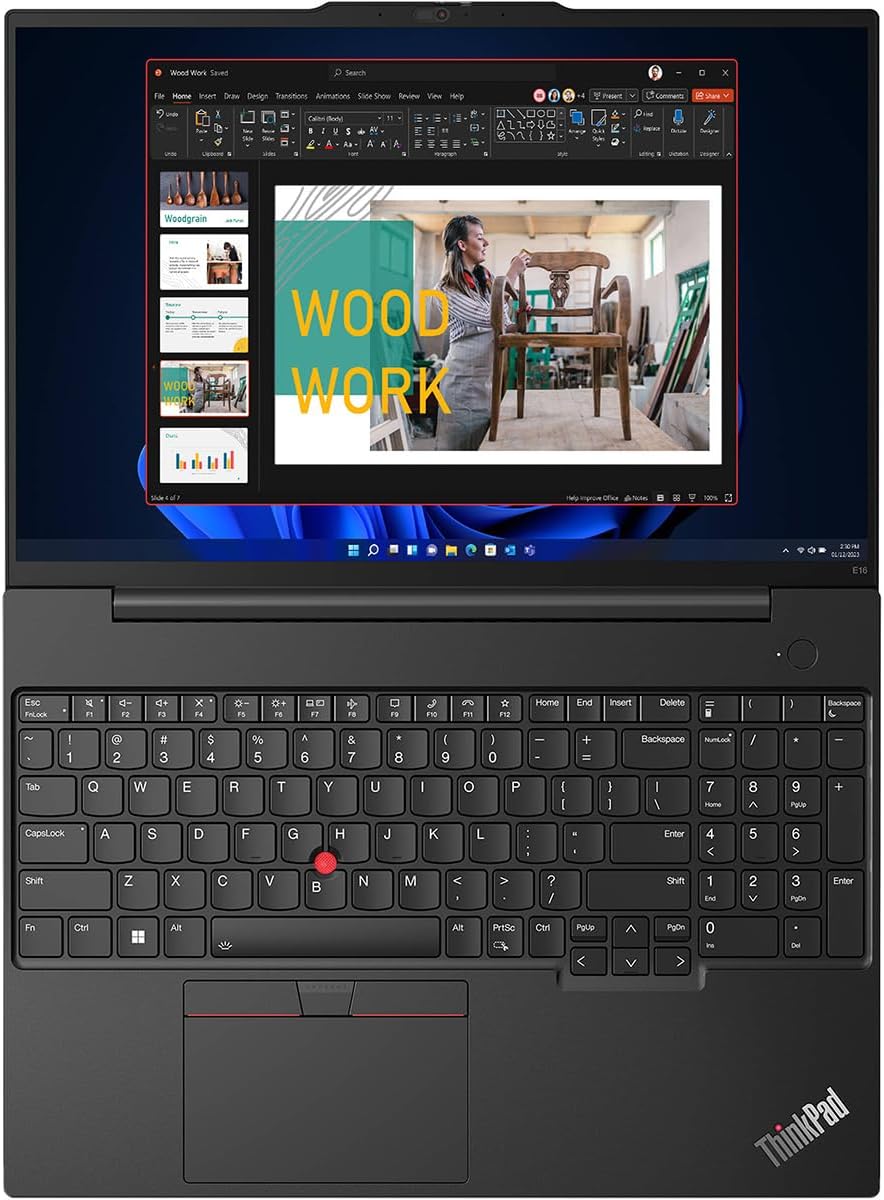 Lenovo ThinkPad E16 Gen 1 21JN003XUS 16' Touchscreen Notebook - WUXGA - 1920 x 1200 - Intel Core i7 13th Gen i7-1355U Deca-core (10 Core) 1.70 GHz - 16 GB Total RAM - 8 GB On-Board Memory - 512 GB