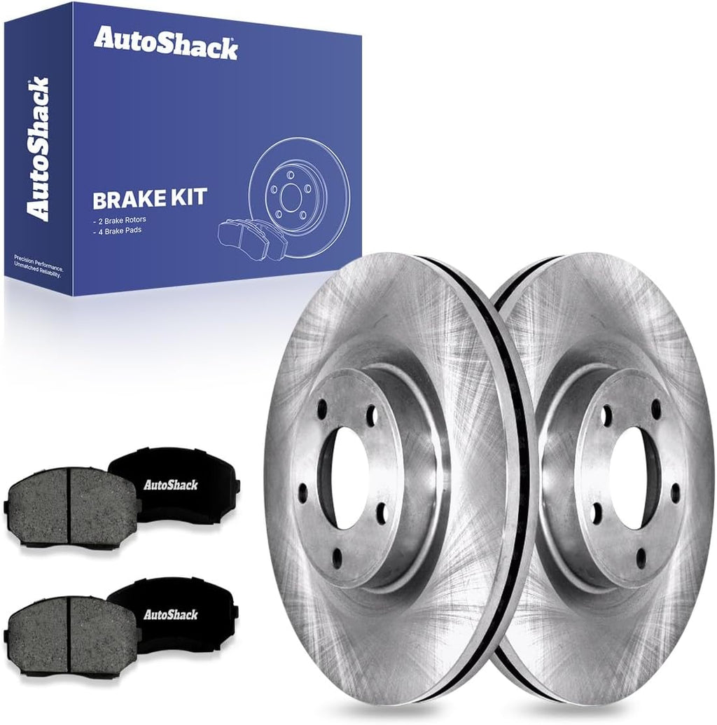 AutoShack Front Brake Rotors & Premium Pads for Ford & Lincoln, Edge 2007-2014 MKX 2007-2015, AWD FWD L4 2.0L V6 3.5L 3.7L - 12.6' (320 mm), 5-Lug