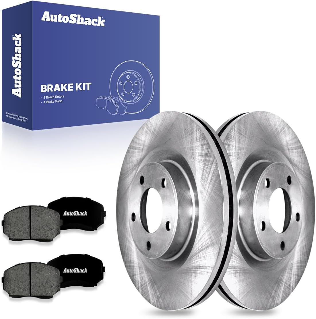 AutoShack Front Brake Rotors & Premium Pads for Ford & Lincoln, Edge 2007-2014 MKX 2007-2015, AWD FWD L4 2.0L V6 3.5L 3.7L - 12.6' (320 mm), 5-Lug