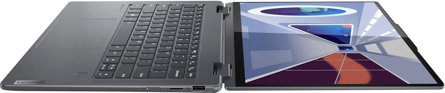 Lenovo Yoga 7 2023 2-in-1 Laptop 14' 2240x1400 IPS Touchscreen 10-Core Intel i7-1355U 16GB RAM 1TB SSD Iris Xe Graphics Thunderbolt 4 Wi-Fi 6E Backlit KB Fingerprint Windows 11 Pro w/ONT 32GB USB