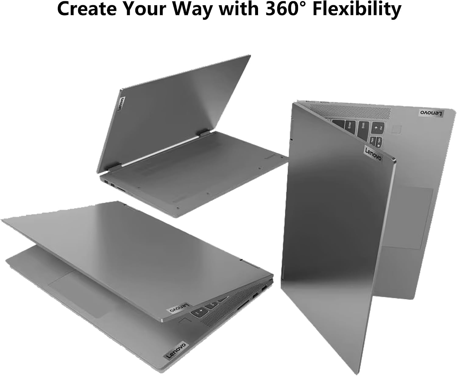 Lenovo IdeaPad Flex 5 2-in-1 Laptop 14' FHD IPS Touchscreen AMD 8-core Ryzen 7 (Up to 4.1GHz) 8GB RAM 512GB SSD Backlit Fingerprint Type-C Win10Pro ICP Hub