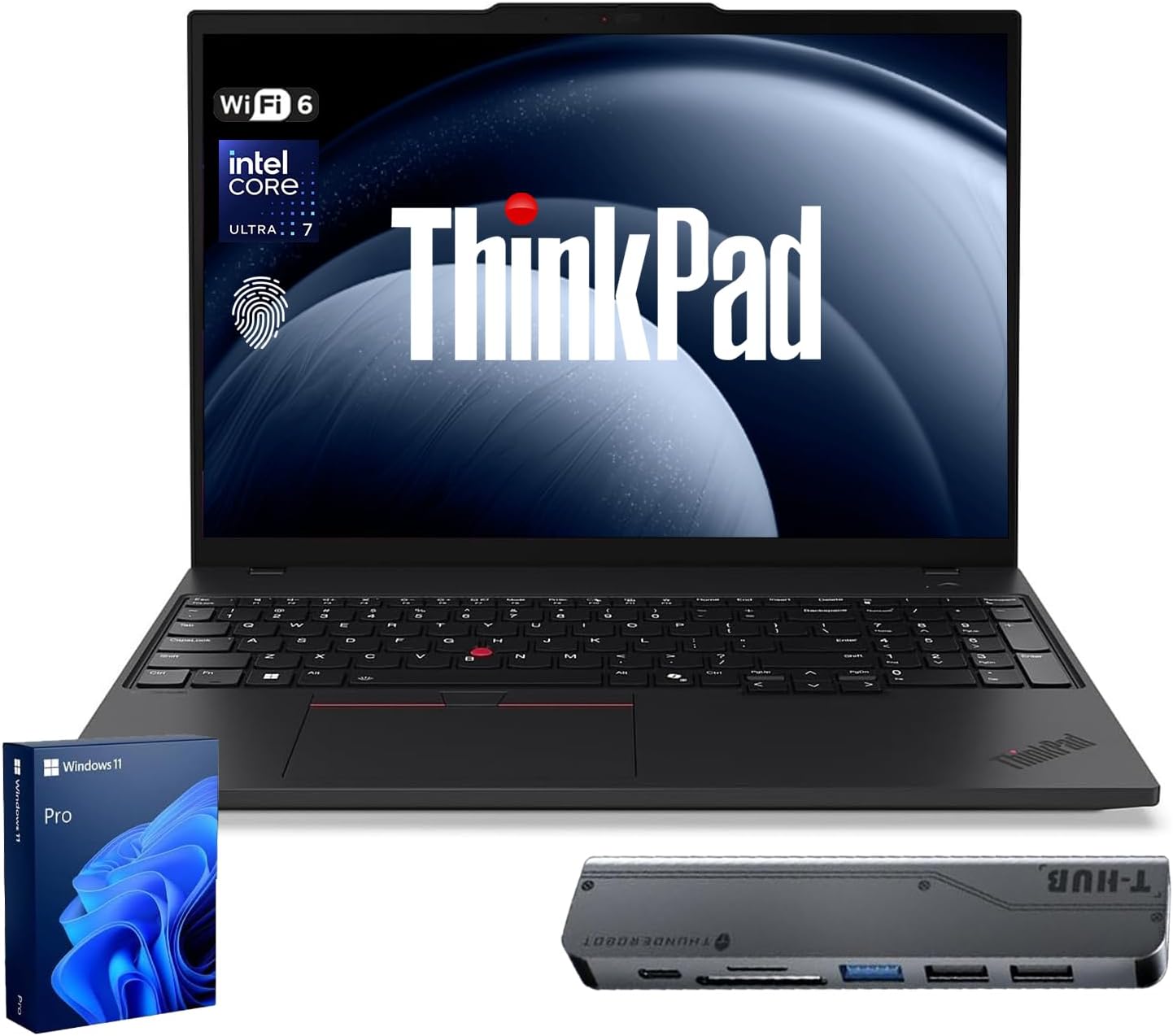 Lenovo V14 Gen 4 Business Laptop, 14' FHD Anti-Glare, Intel 10-Core i7-1355U, 16GB RAM, 1TB SSD, Webcam with Privacy Shutter, Wi-Fi 6, HDMI, Windows 11 Pro, Black, Bundle with Wireless Mouse