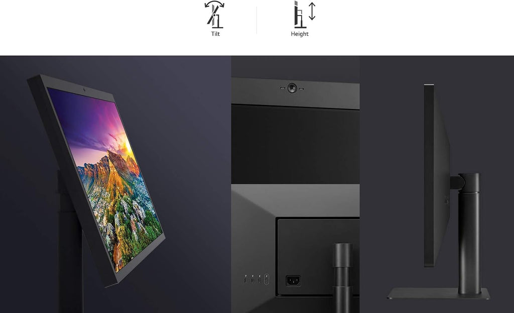 LG 27MD5KL-B Ultrafine 5K Display - Bundle - 27-Inch 16:9 5K (5120 x 2880) IPS Monitor, 500 cd/m Brightness, Thunderbolt 3 / USB Type-C Inputs, MacOS Compatibility with Screen Cleaning Set