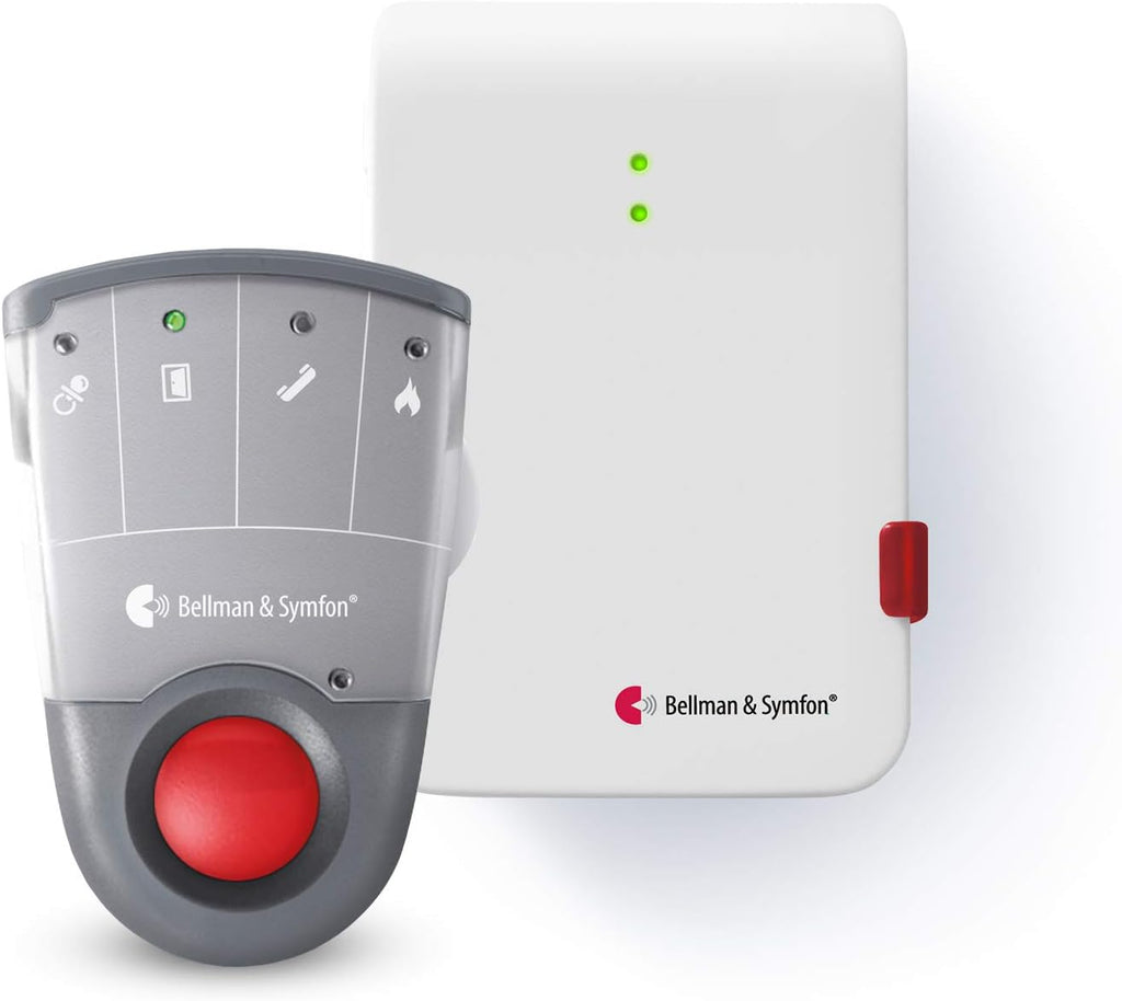 Bellman & Symfon Wireless Baby Cry Monitor with Pager Receiver – Smart Home Safety Alert System for Deaf and Hard of Hearing – Baby Audio Alarm with Transmitter – Expandable No WiFi Baby Monitor Kit
