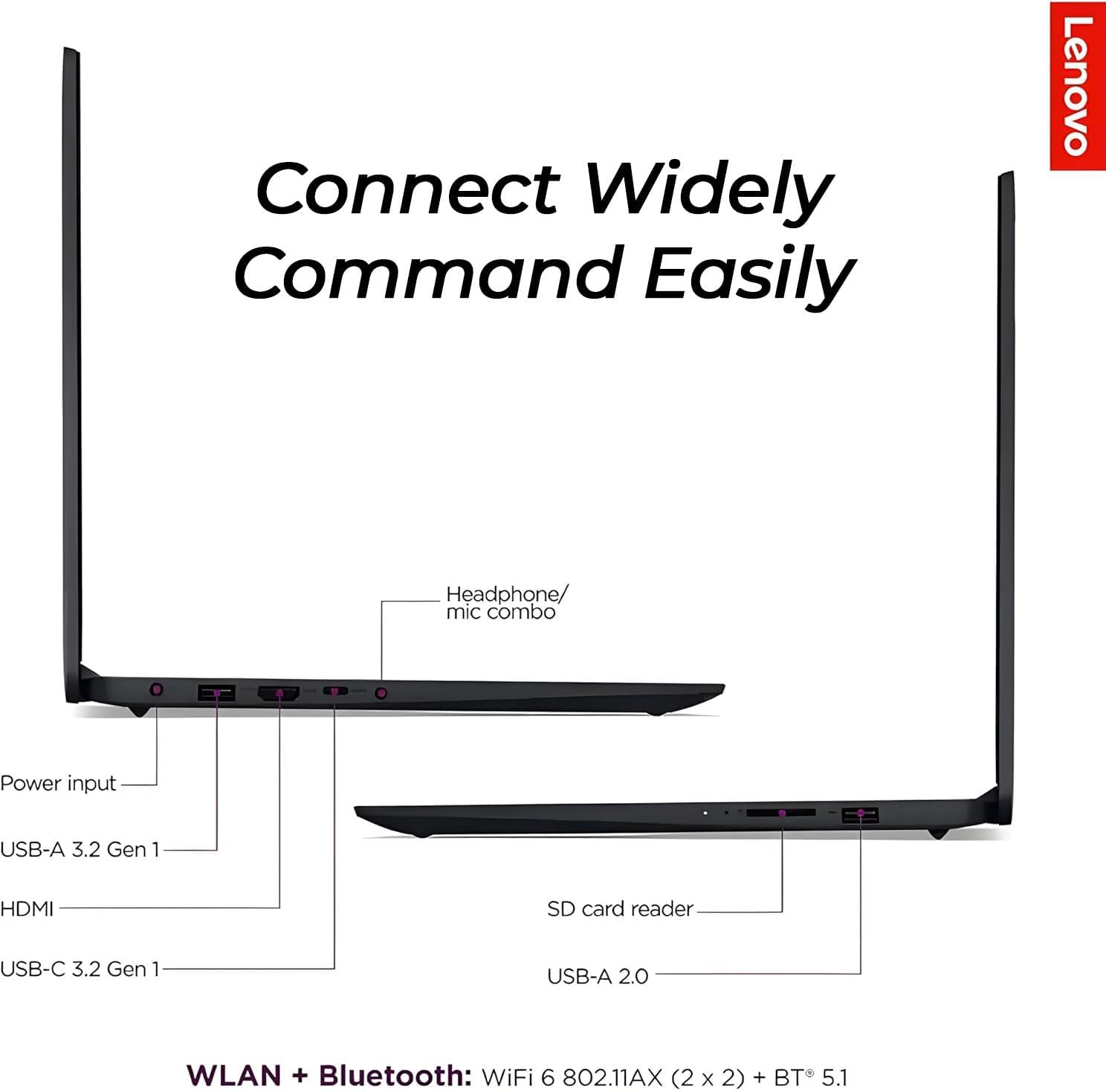 Lenovo Newly Designed 15.6' Touchscreen Business Laptop with MS Office,Intel Core i5-1335U Processor (Beats i7-1255U), 24GB RAM, 1TB SSD, IPS Touch Display, Windows 11 with WOWPC Recovery USB