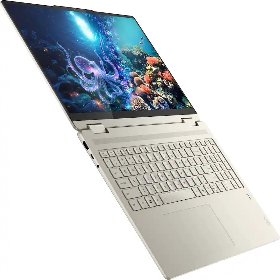 Lenovo Yoga 7 2-in-1 Copilot+ PC 16' Full HD LCD Touchscreen Laptop|AMD Ryzen AI 7 350|AMD Radeon Graphics|Fingerprint|Backlit| 16GB RAM DDR5 | 2TB SSD | Windows 11 Home |