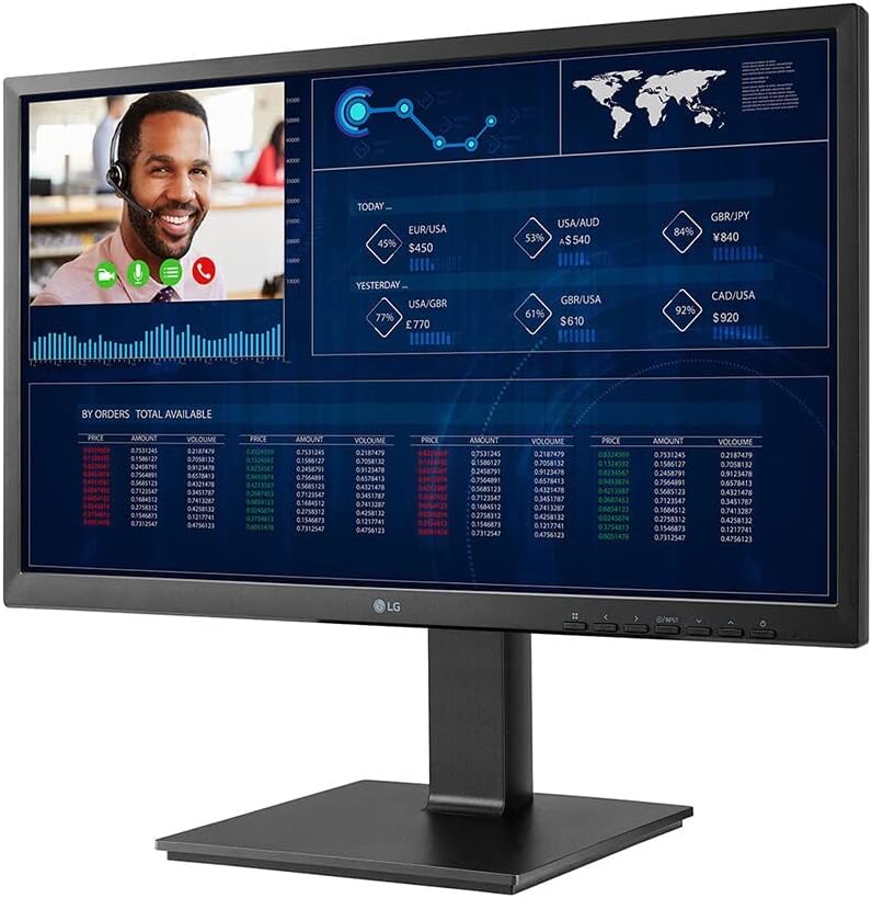 LG 24CQ650N-6N 24' 23.8-inch FHD All-in-One Thin Client with Pop-up Webcam Non OS
