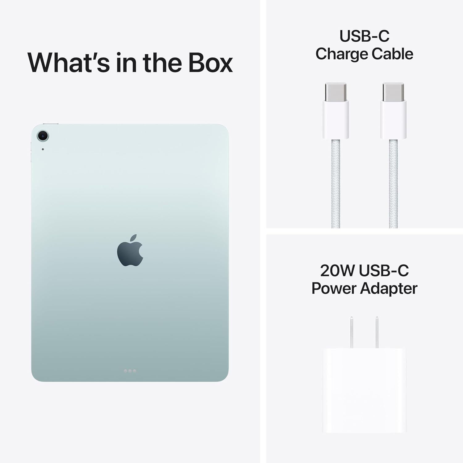 Apple iPad Air 13-inch with M3 chip Built for Apple Intelligence, Liquid Retina Display, 256GB, 12MP Front/Back Camera, Wi-Fi 6E, Touch ID, All-Day Battery Life — Blue