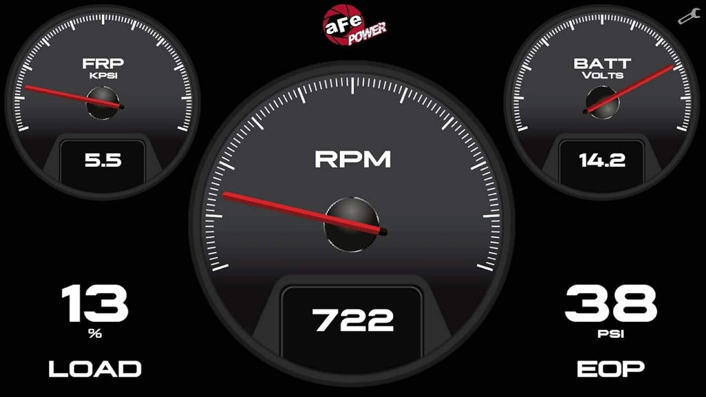 aFe Power 77-91001 AGD Advanced Gauge Display Digital 5-1/2 IN Monitor