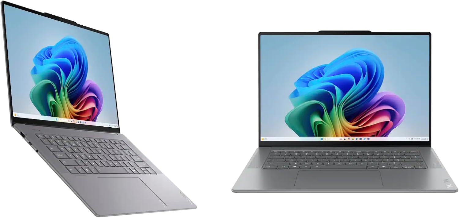 Lenovo Yoga Slim 7i Aura Edition Copilot + Laptop 15.3' Touchscreen IPS 2.8K Display (Intel Ultra 7-258V, 32GB LPDDR5X, 2TB M.2 PCIe SSD, Intel Arc 140V, Win 11 Home) w/DKZ USB Port Expander