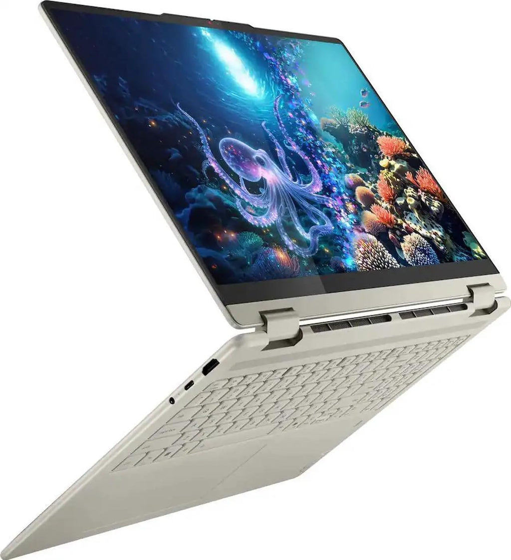 Lenovo Yoga 7 2-in-1 Copilot+ PC 16' WUXGA Touchscreen Laptop|AMD Ryzen AI 5 340|AMD Radeon 840M|Fingerprint|Backlit| 16GB RAM DDR5 | 512GB SSD | Windows 11 Home | Bundle with USB 3.0 Hub