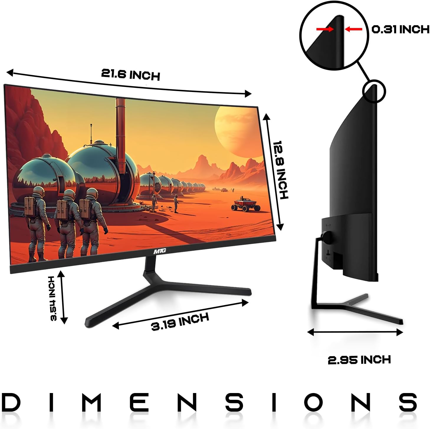 TechMagnet All in one Desktop Computer,Cheetah 6,Intel Core i5 6th Gen,8GB DDR3,480GB SSD,New 24 inch Curved Display,Wireless Keyboard Mouse,Speaker,Webcam,USB Wi-Fi,Windows 11(Renewed)