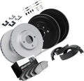 1 Pcs Disc Brake Pad and Rotor Drum Brake Shoe and Drum Kit Front Rear fits Ford Figo,Fiesta 2016 2017