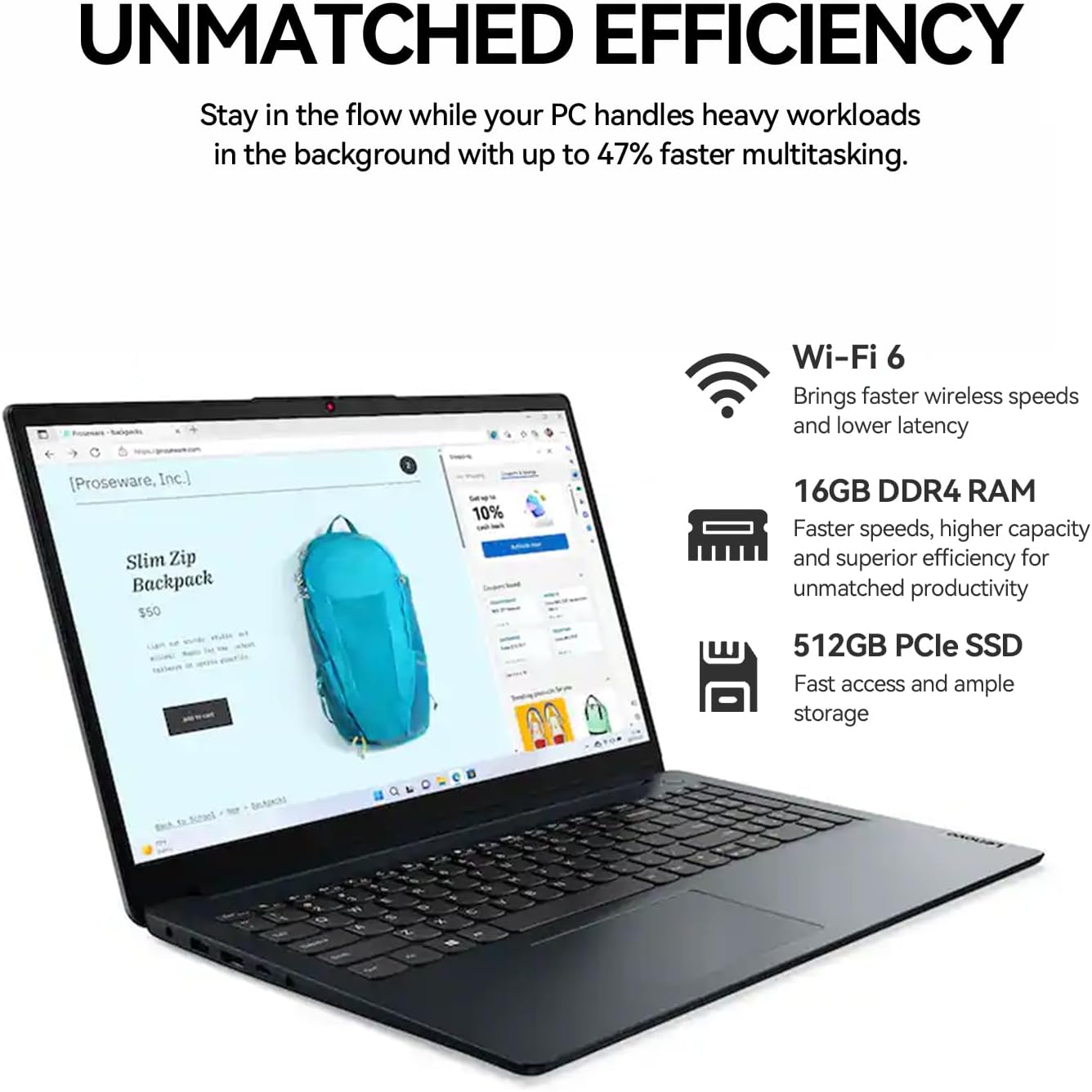 Lenovo 2026 Ideapad 1i 15 Inch Touchscreen Laptop Computer, 15.6' FHD IPS Touch Screen Laptop, Intel 10-Core i5-1335U (Beat i7-1255U), Windows 11 Pro 16GB RAM 512GB SSD, 10-Key Number Pad